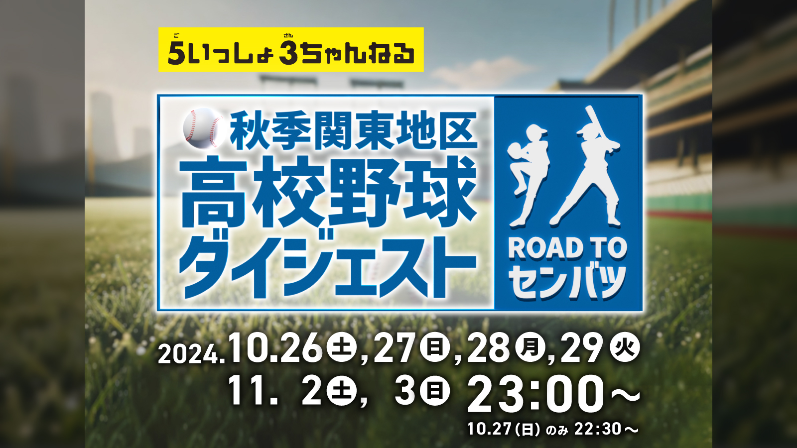 第７７回秋季関東地区高校野球ダイジェスト～Road to センバツ～